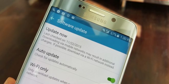 Software Update Samsung Galaxy S6 Edge
