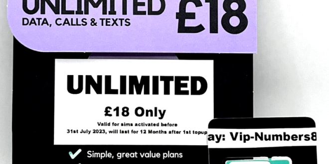 Unlimited Calls And Texts Sim Only