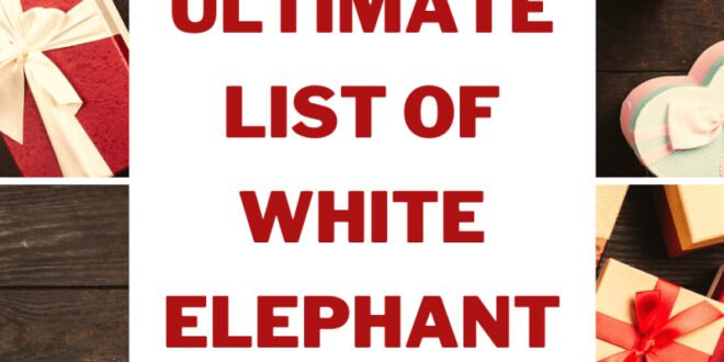 Great White Elephant Gifts Under 
