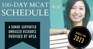 Mcat 3 Month Study Schedule