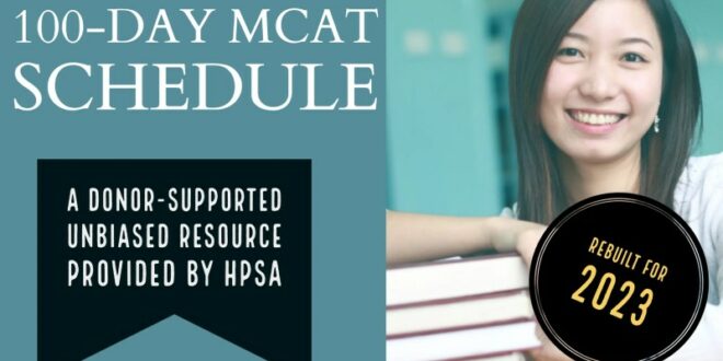 Mcat 3 Month Study Schedule