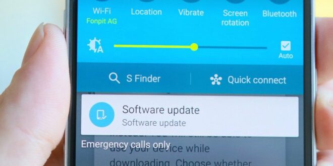 Software Update For Mobile Phone