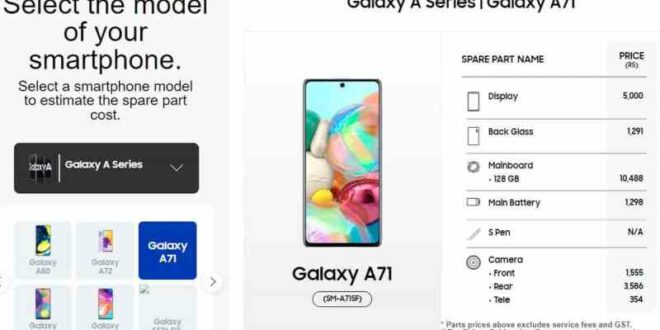 Update Samsung A50 Display Repair Price Review