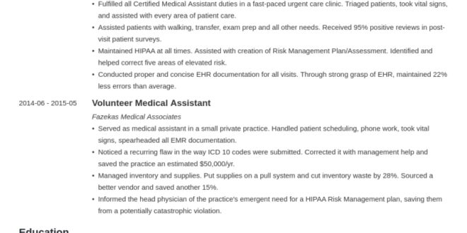 Entry Level Medical Assistant Jobs