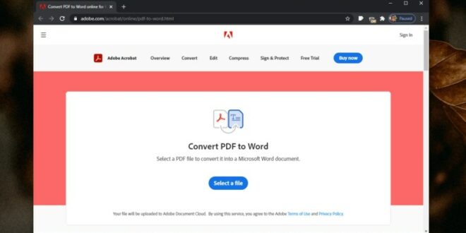 Pdf Converter To Word Document For Free